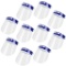 Maxee Anti-Fog Transparent Face Visor, 10 Pcs