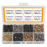 Small Screws for Small Hinges Antique Self Tapping Screws Multipurpose DIY Screws Set Gold