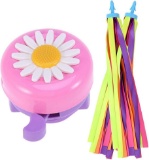 CODIRATO Kids Bike Bell, Bicycle Bells for Children with 2 Kids Bike Streamers