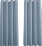 PONY DANCE Opaque Curtains With Eyelets, Thermal Curtains, Curtains For Living Room