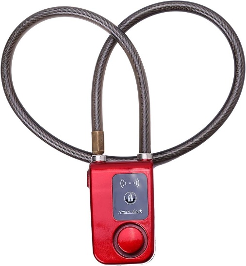 Vgeby smart bluetooth bike lock wheel lock, Red