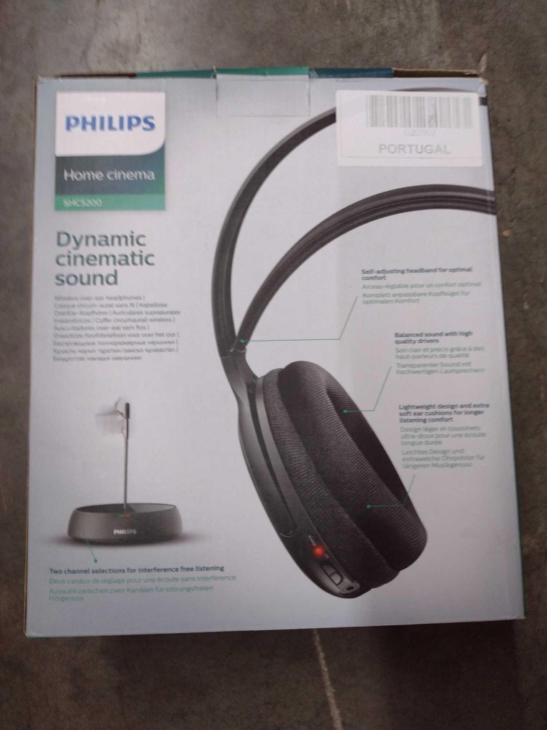Philips SHC5200/05 HiFi Headphones Wireless (Over-Ear, 32 mm Speaker Driver  | Computers & Electronics Electronics | Online Auctions | Proxibid