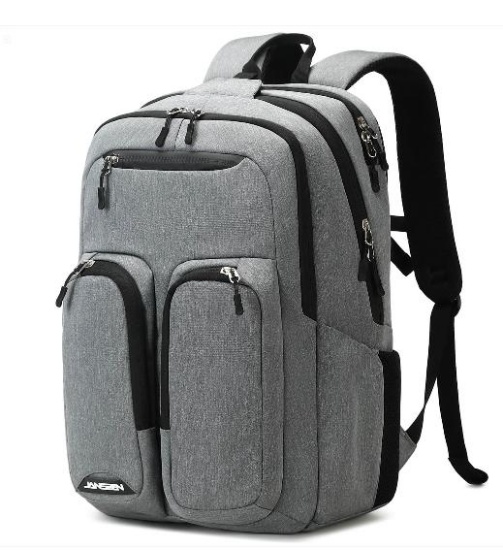 Jansben Smart Laptop Backpack, Gray