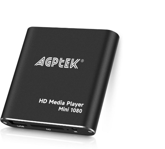 AGPtek HDMI Media Player, Black Mini 1080p