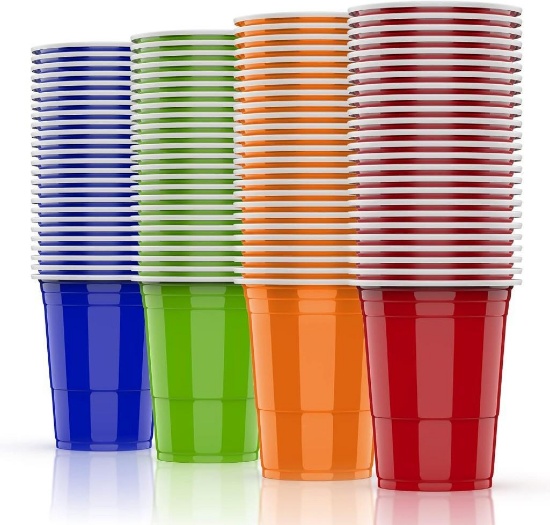 AOLUXLM Plastic Cups 100 Count and more