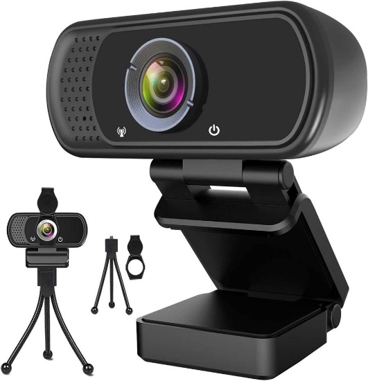 HD1080P Webcam with Microphone Desktop and Tripod