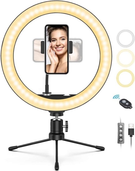 Miracase 12 Inch Ring Light Selfie Ring Light