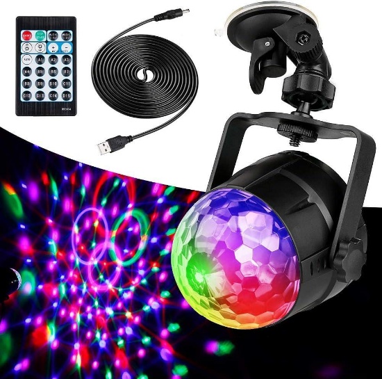 Anpro Disco Lights,Sound-Activated LED Disco Ball