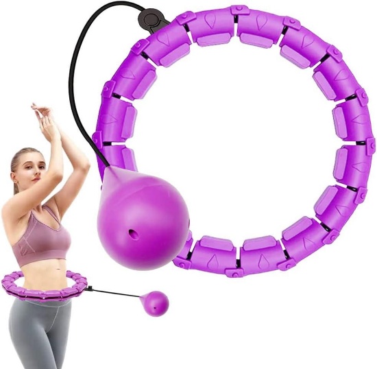 Beautiful Intelligent Fitness Hoola Hoop, Purple
