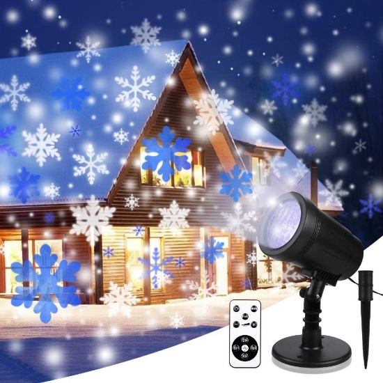 YMing LED Projection Lamp, Snowflake Projector