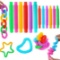 iCool Newest Pop Tubes 12 Pieces Fidget Toys