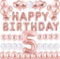 Tophope balloon 5th birthday rosegold birthday