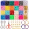 CYLBAQ 4200 Pc Beads for Threading with Letters