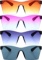 Weewooday 4 Pairs Oversized Square Sunglasses