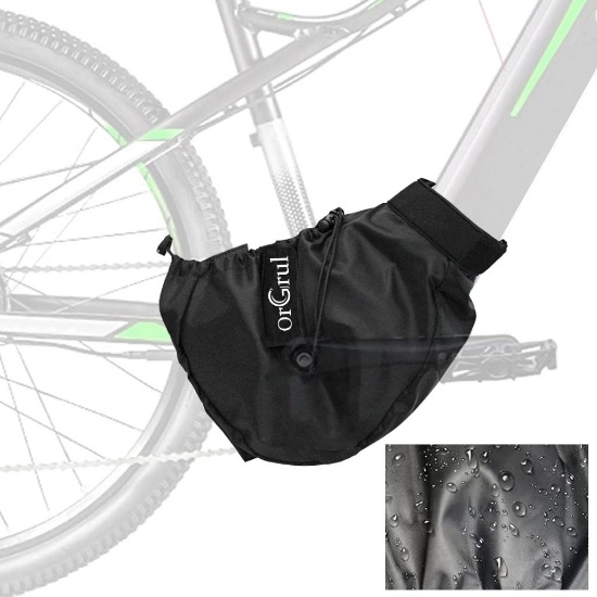 Orgrul Ebike Motor Protective Cover, Black