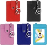 ID Card Holder Pack of 5 PU Leather Card Case
