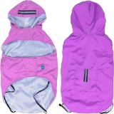 BCASE Pet Dog Raincoat with Hood (3XL, Pink)