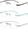 KoKoBin Frameless Anti-Blue Light Reading Glasses