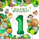Jungle Birthday Decoration 1 Year, Birthday Decor