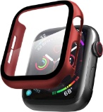 Qianyou Apple Watch 42mm Case with Protector, Red
