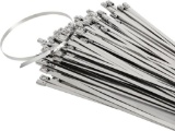 HYCC Pack of 100 300mm Stainless Steel Cable Ties