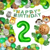 Jungle Safari Birthday Decoration 2 Years