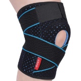 Adjustable Knee Support with Side Stabilizers