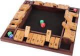 Colmanda Wooden Board Game, 4 Players Flop Game