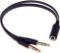 Smartera 3.5mm to 2 Male Gold Plated Headphone