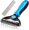 Nepfaivy Undercoat Brush Dematting Comb for Dogs