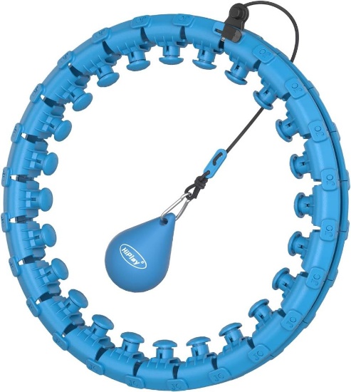 HiPlay Smart Hula Hoop, Does Not Fall Down, Blue