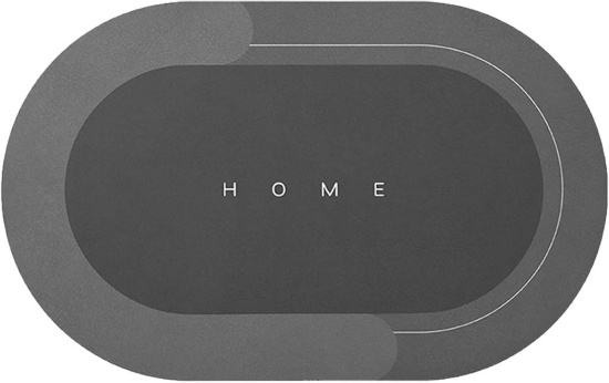 Anyingkai Absorbent Floor Mat, Y-Dark Grey, 4 x 6
