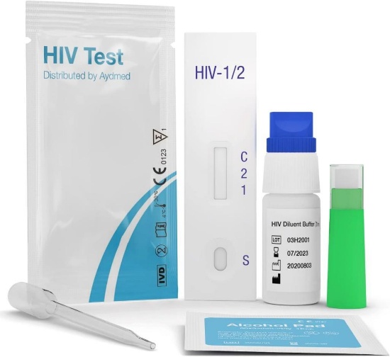 2 x Professional HIV Test for Home |HIV-1 & HIV-2