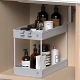 SPACEKEEPER 2 Tier Sink Shelf, Under Sink Shelf