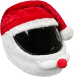 SanQing Fabric Cover Motorcycle Helmet, Christmas