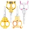 Asdirne Children's Scissors 14 cm, Pack of 4