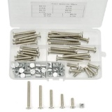 BIGP 60pcs M6 Furniture Bed Bolts Allen Head Set