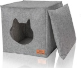 Amazy Bella & Balu felt cat house incl. Cushion