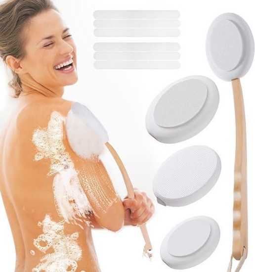 Lotion Applicator for Your Back, Long Wooden