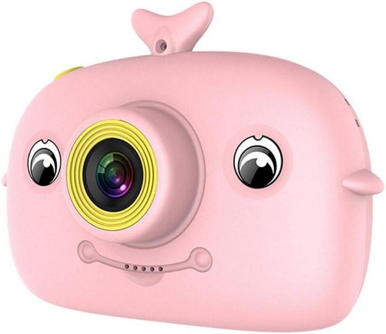 Portable Children Digital Camera Dolphin - Pink