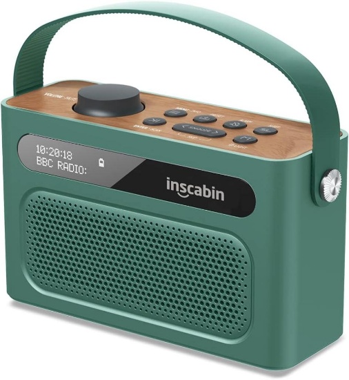 Inscabin M60 Portable DAB/DAB+FM Radio (Green)