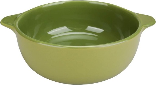 Soup Bowl, Large Ceramic Bowl, Army Green