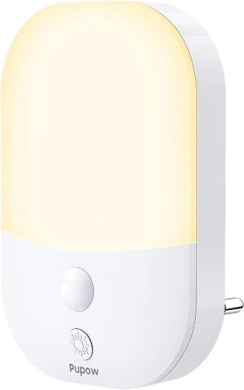 PUPOW Night Light Socket LD066-WH