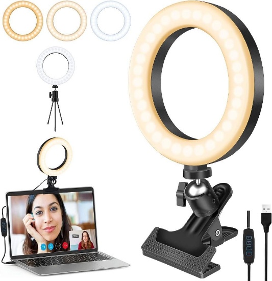 Xruison Selfie Ring Light for Laptop-6"Ringlight