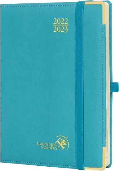 POPRUN Premium calendar 2022 Weekly planner 26.5 x 21.5 cm