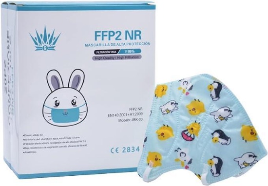 Eurekaled 20 FFP2 masks small size S - patterned