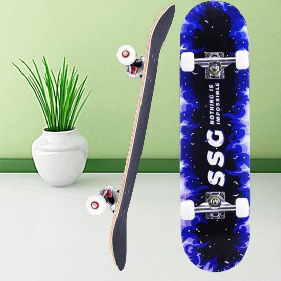 Skateboard Adult Complete Board 31 x 8 Inch with