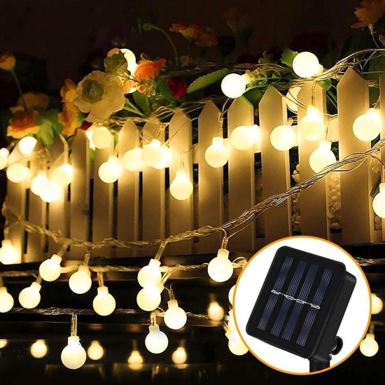 Outdoor Solar Fairy Lights, 8 m, 60 LEDs, Solar