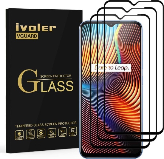 ivoler Pack of 3 Tempered Glass for Vivo Y21
