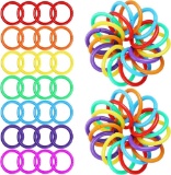 WiDream Pack of 100 Loose Leaf Binder Rings